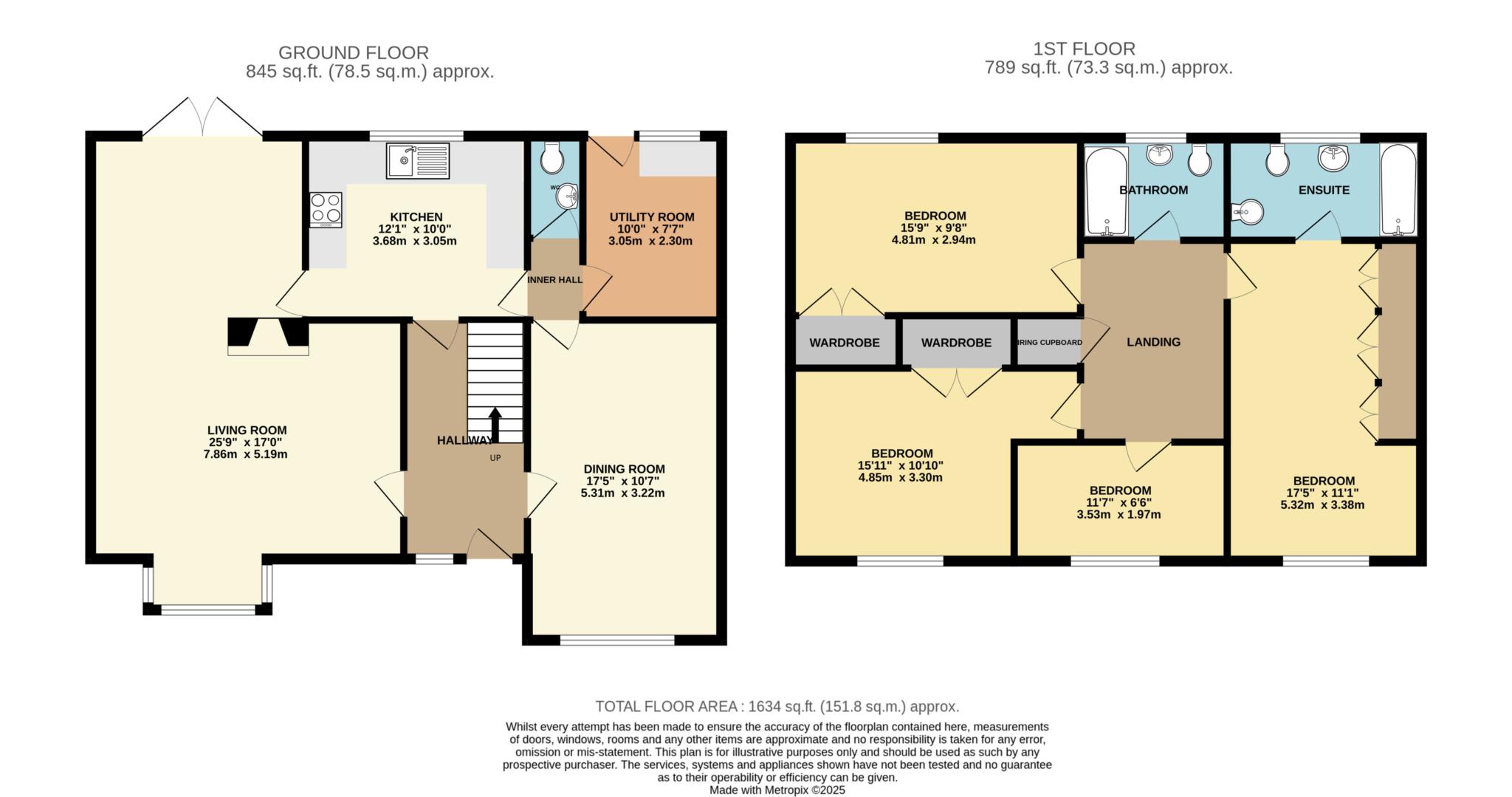 Conifers, Walnut Close, Frome floorplan