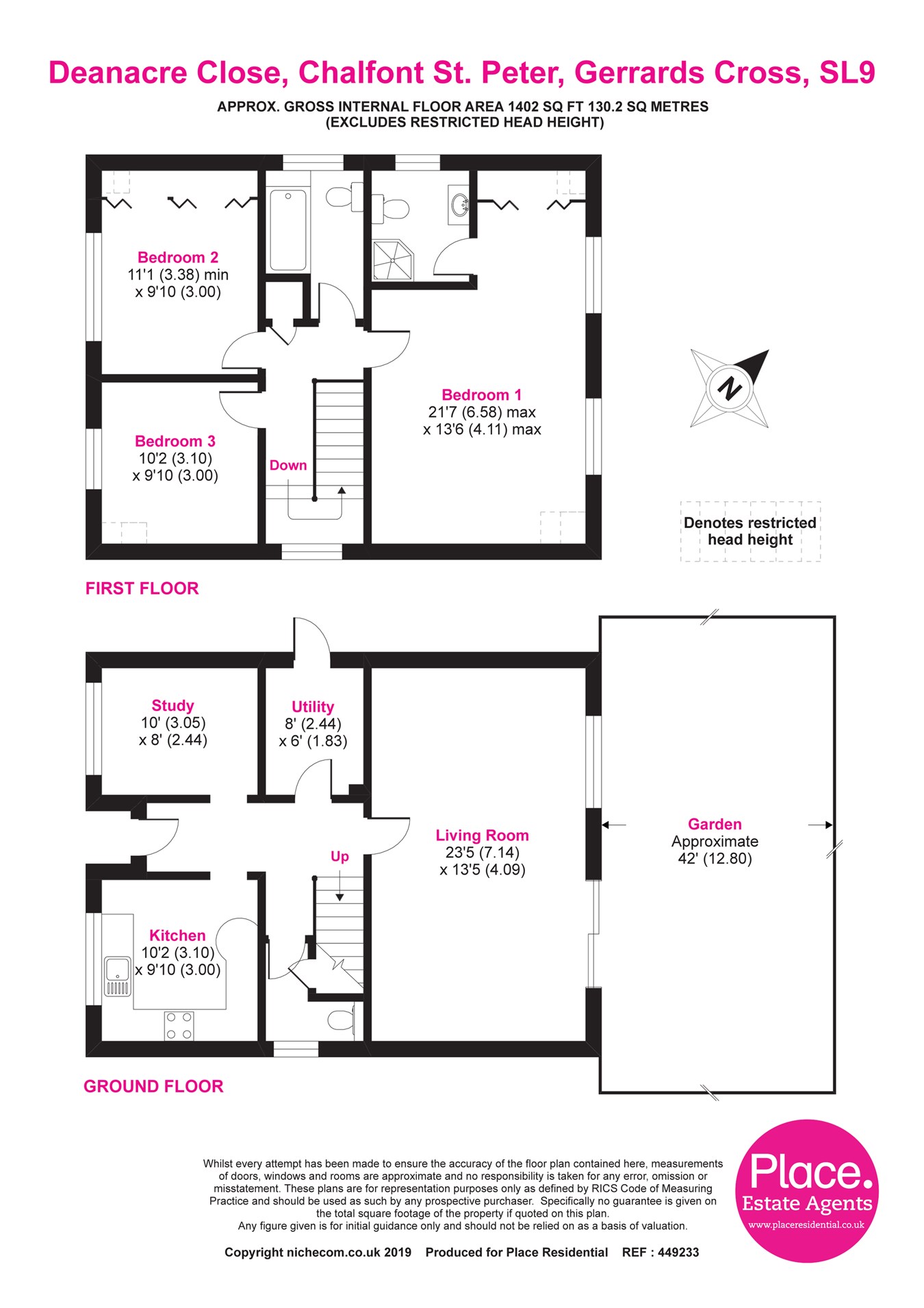 3 Bedrooms Detached house for sale in Deanacre Close, Chalfont St Peter, Gerrards Cross SL9