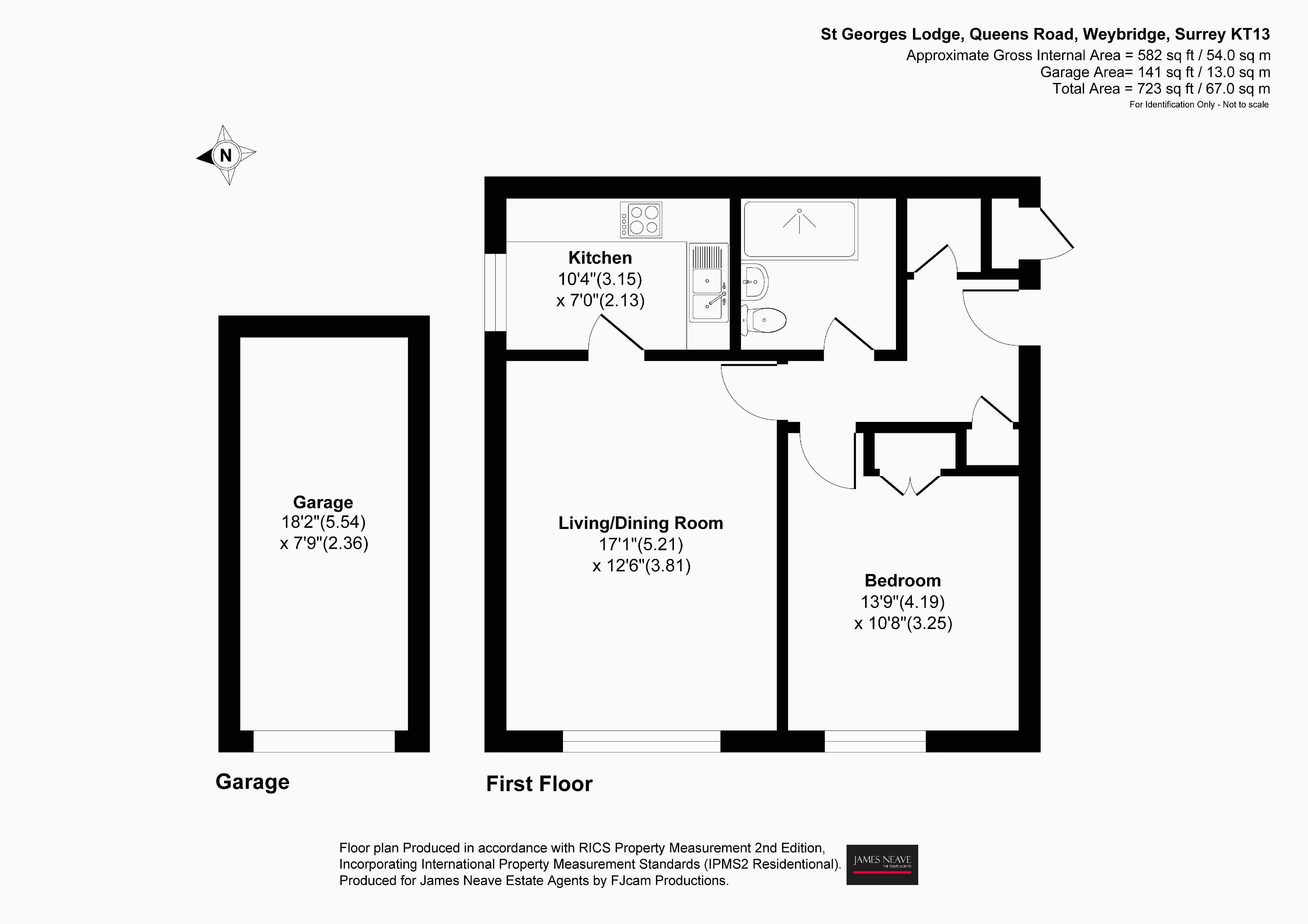 5 St Georges Lodge, Queens Road, Weybridge floorplan