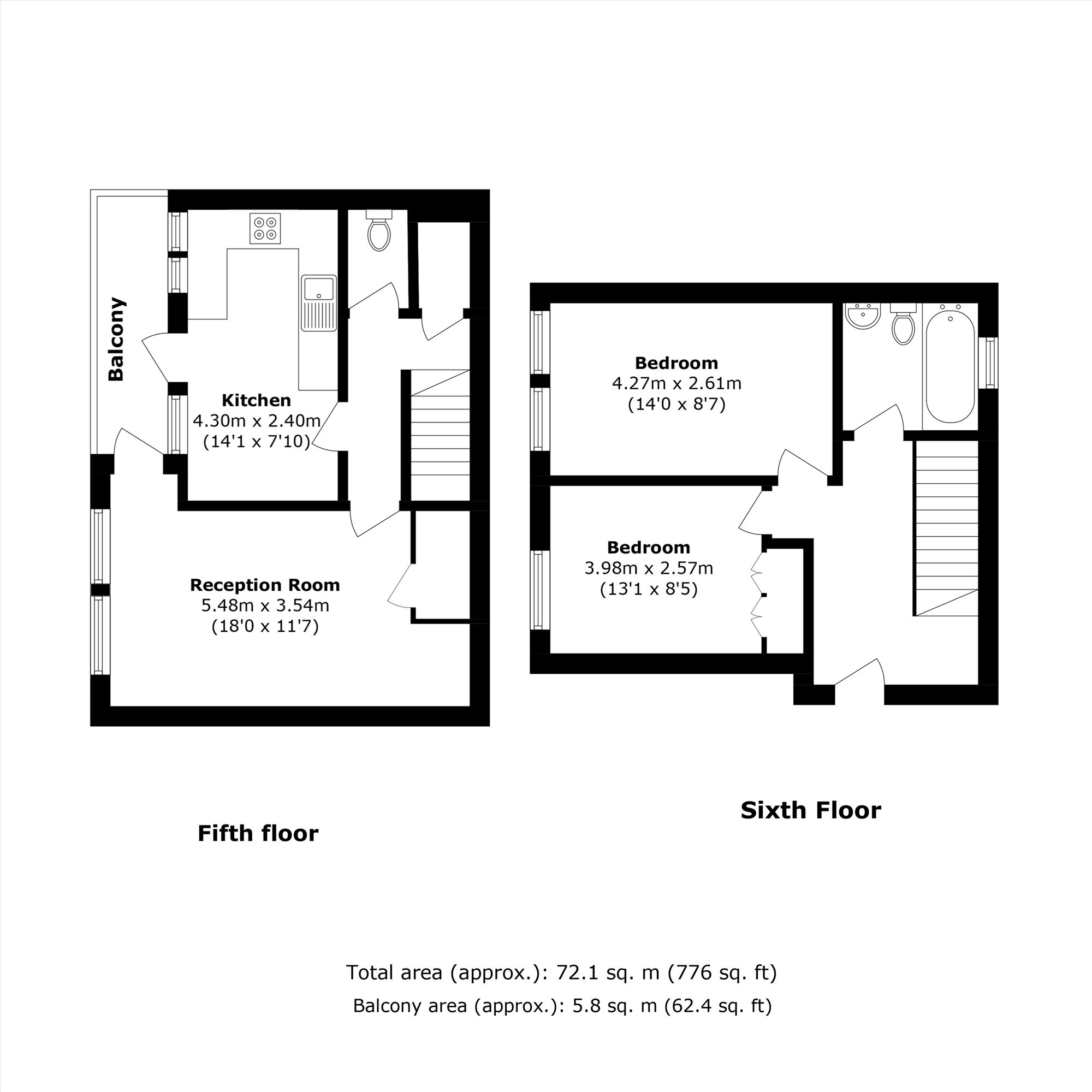 Burr Close, London floorplan