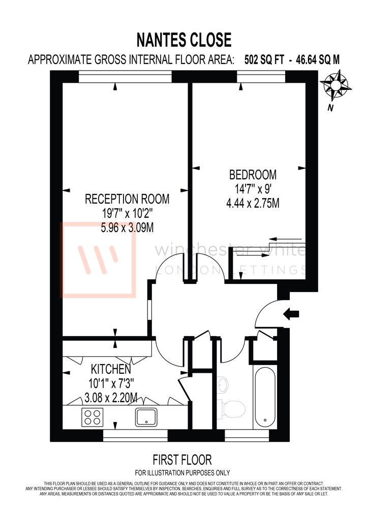 5, Nantes Close, London floorplan