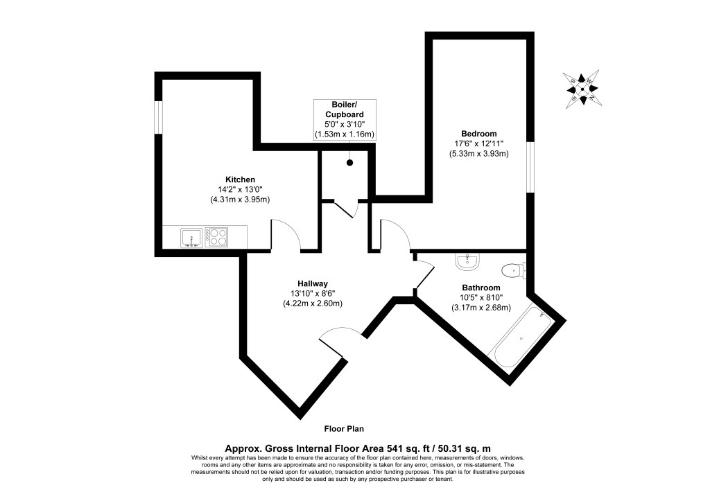 Apartment 3, Holden Vale House, Rossendale floorplan
