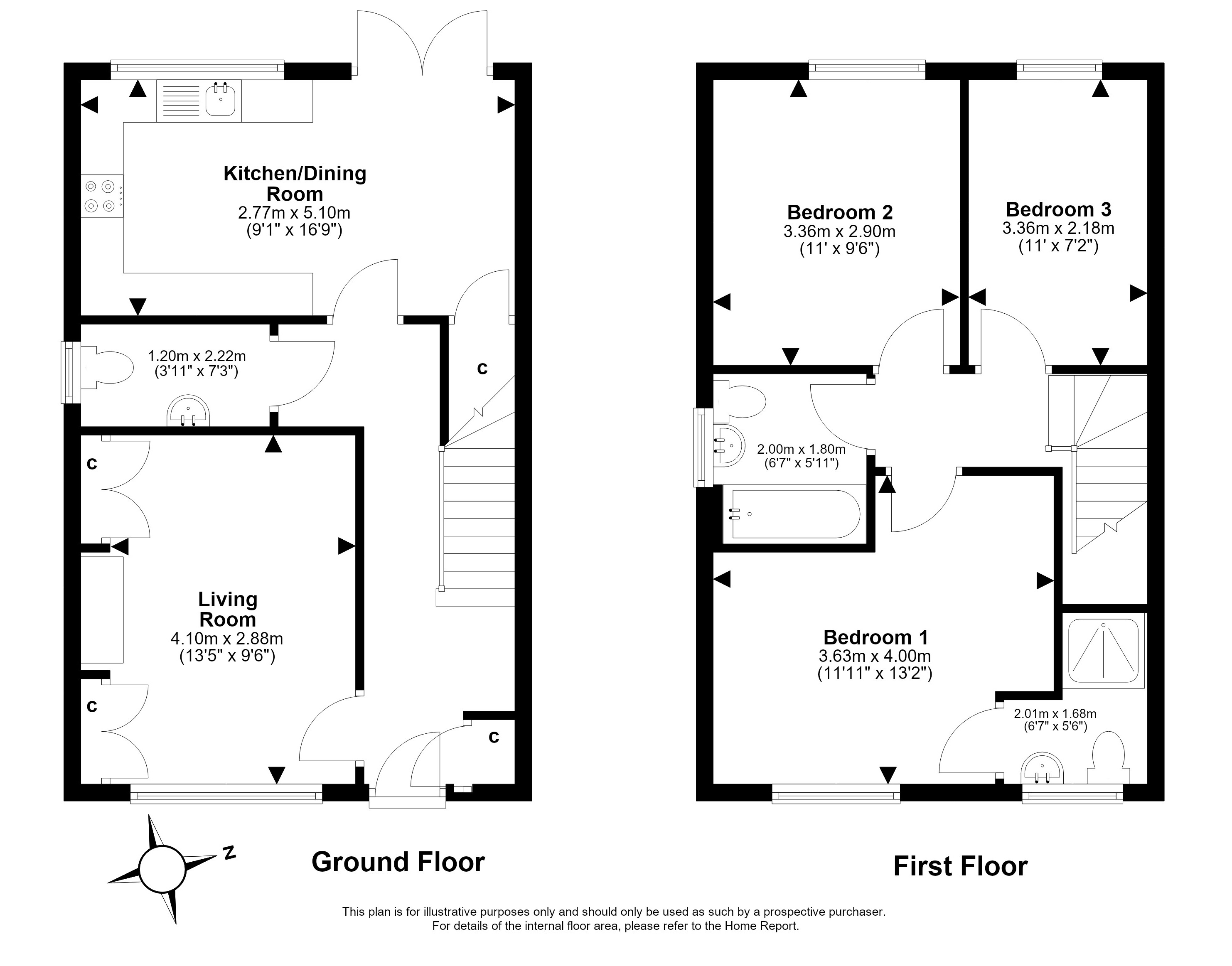 11, Baler Crescent, Wallyford floorplan