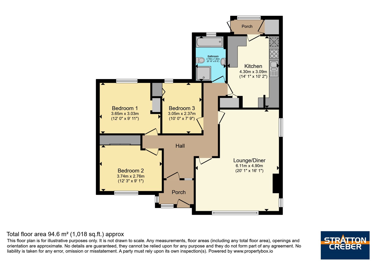 27, Barripper Road, Cornwall floorplan