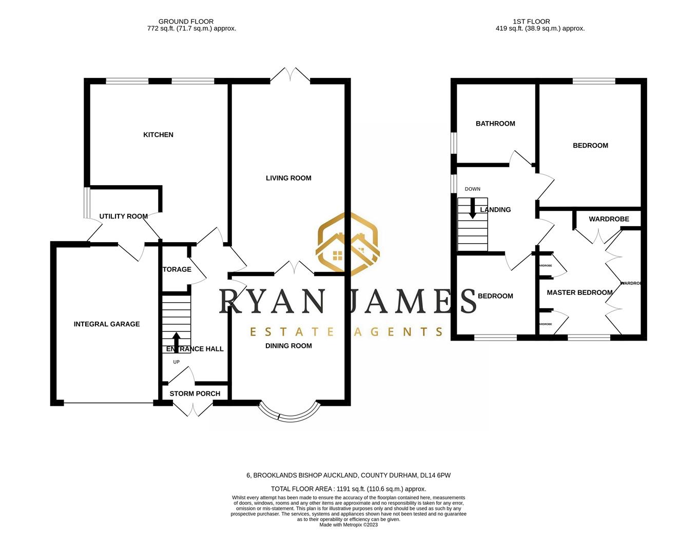 Brooklands, Auckland DL14, 3 bedroom semidetached house for