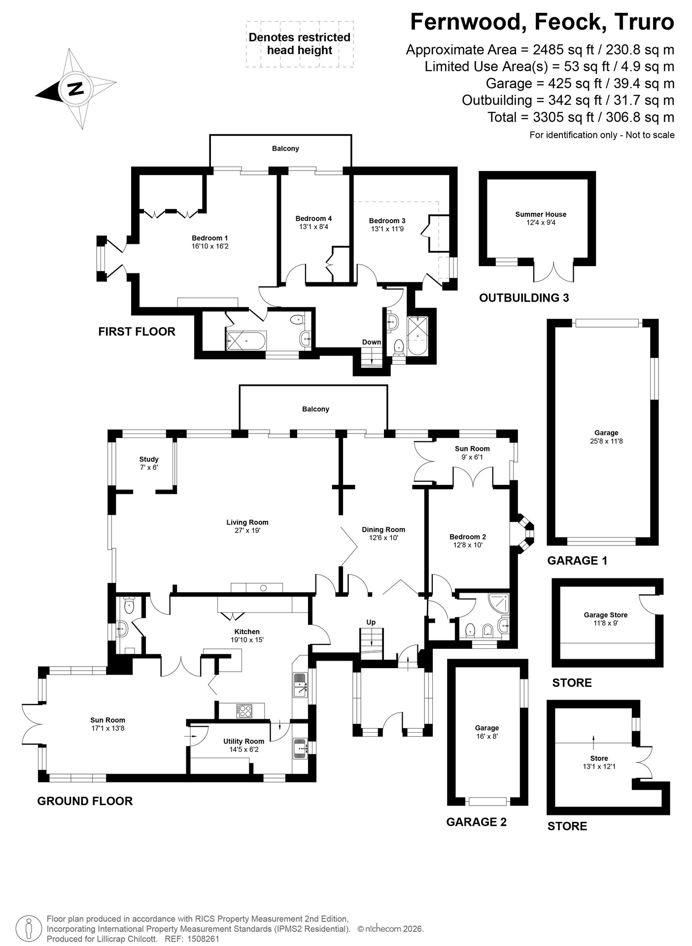 Fernwood, Truro floorplan