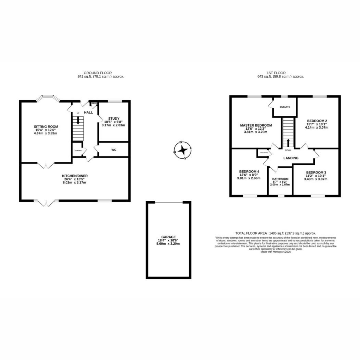 4, Squadron Avenue, Southam floorplan