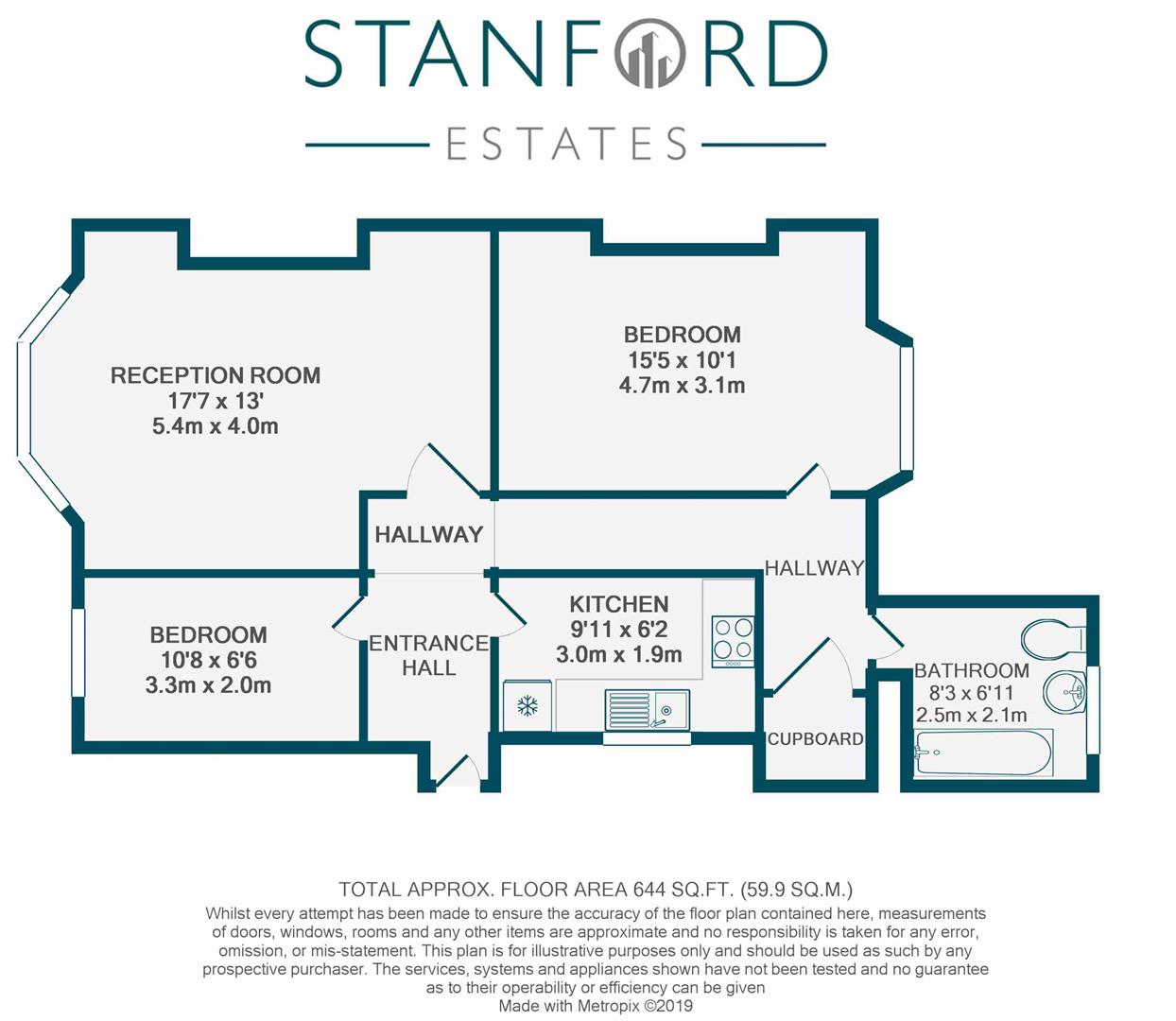 2 Bedrooms Flat to rent in St. German's Road, London SE23