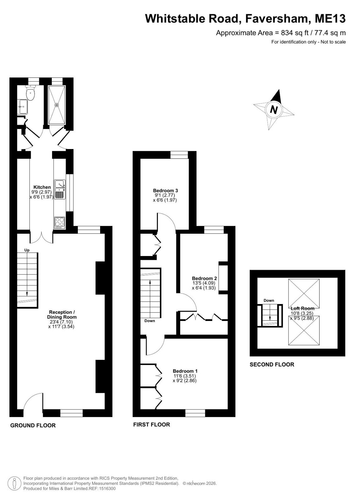 99, Whitstable Road, Kent floorplan