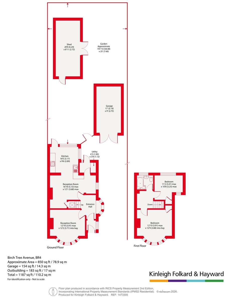 91, Birch Tree Avenue, Kent floorplan