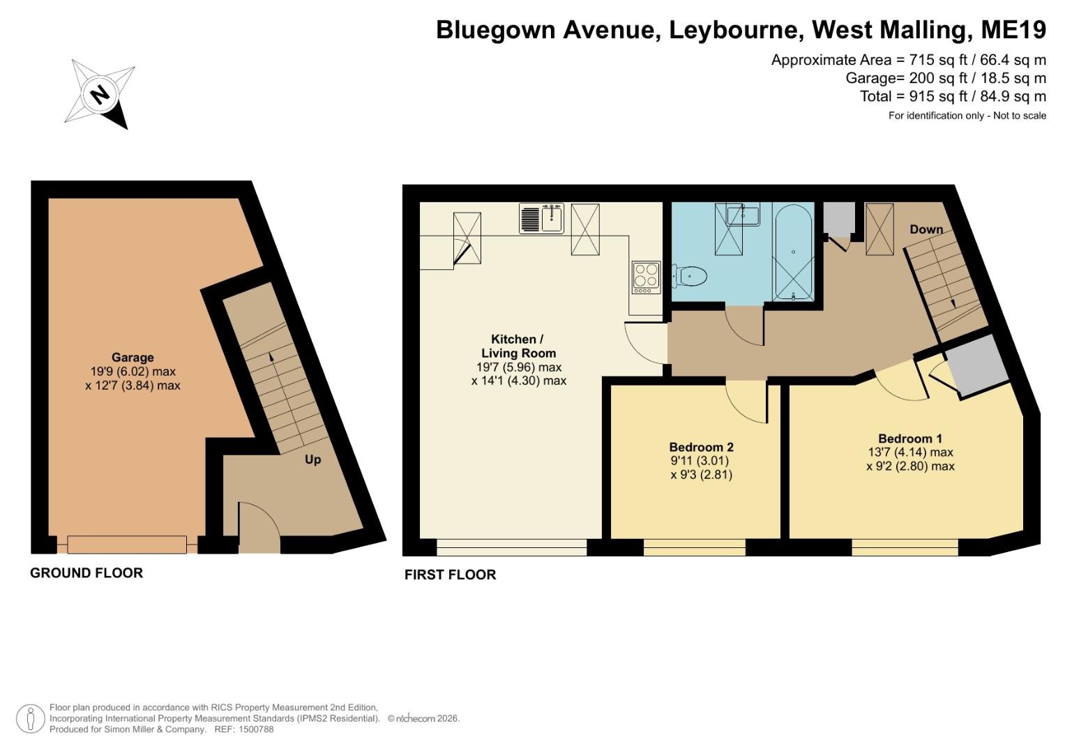 5, Bluegown Avenue, West Malling floorplan