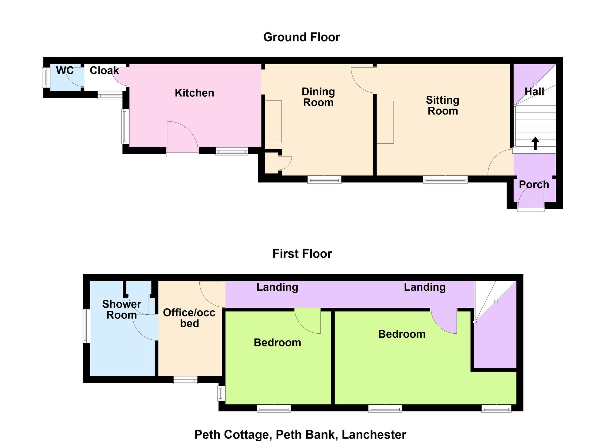 Peth Cottage Peth Bank, Durham floorplan