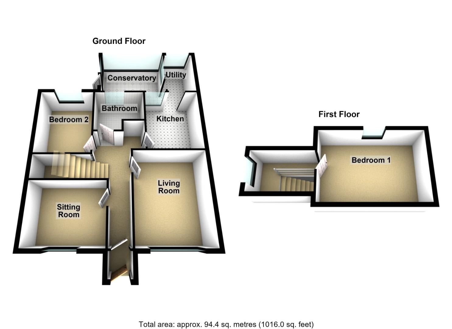 26, Green Lane, Morpeth floorplan