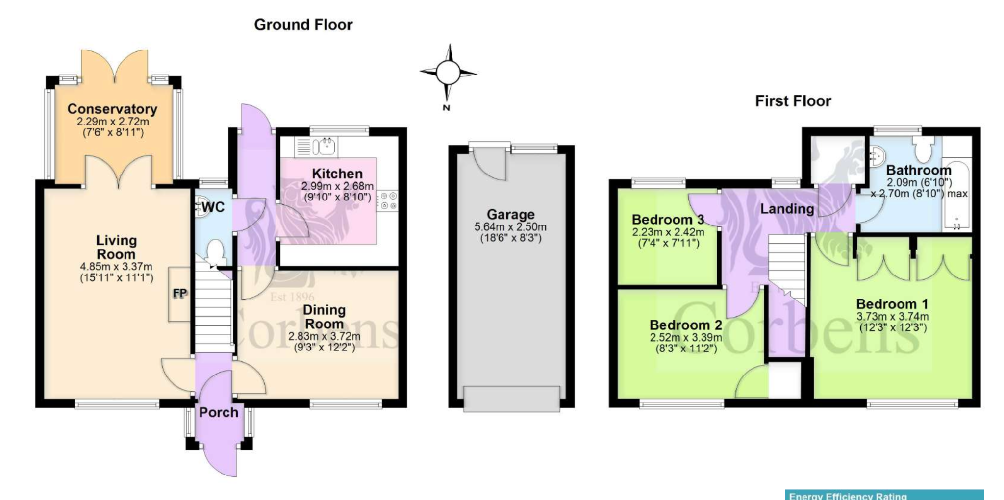 22 Sandbourne Close, Swanage floorplan