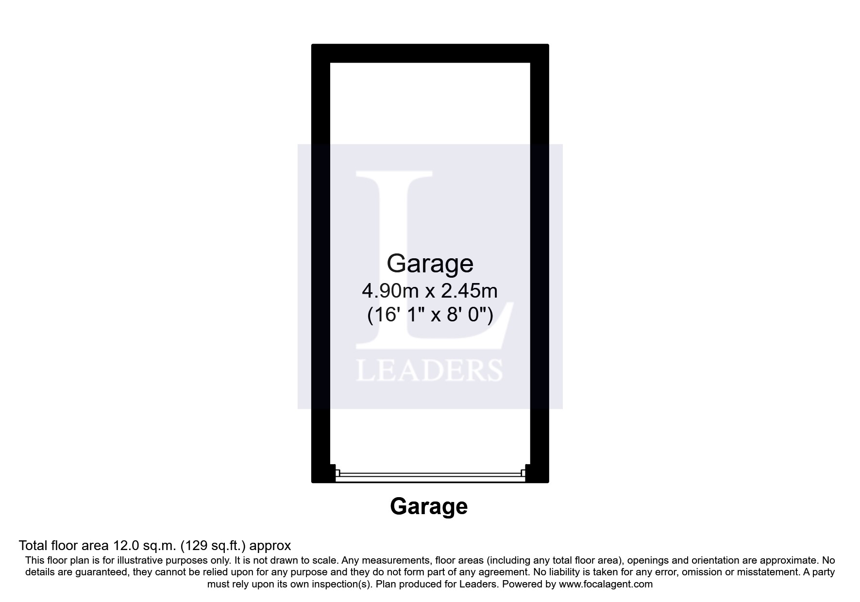 Garage G, Cambridge Street, Norwich floorplan