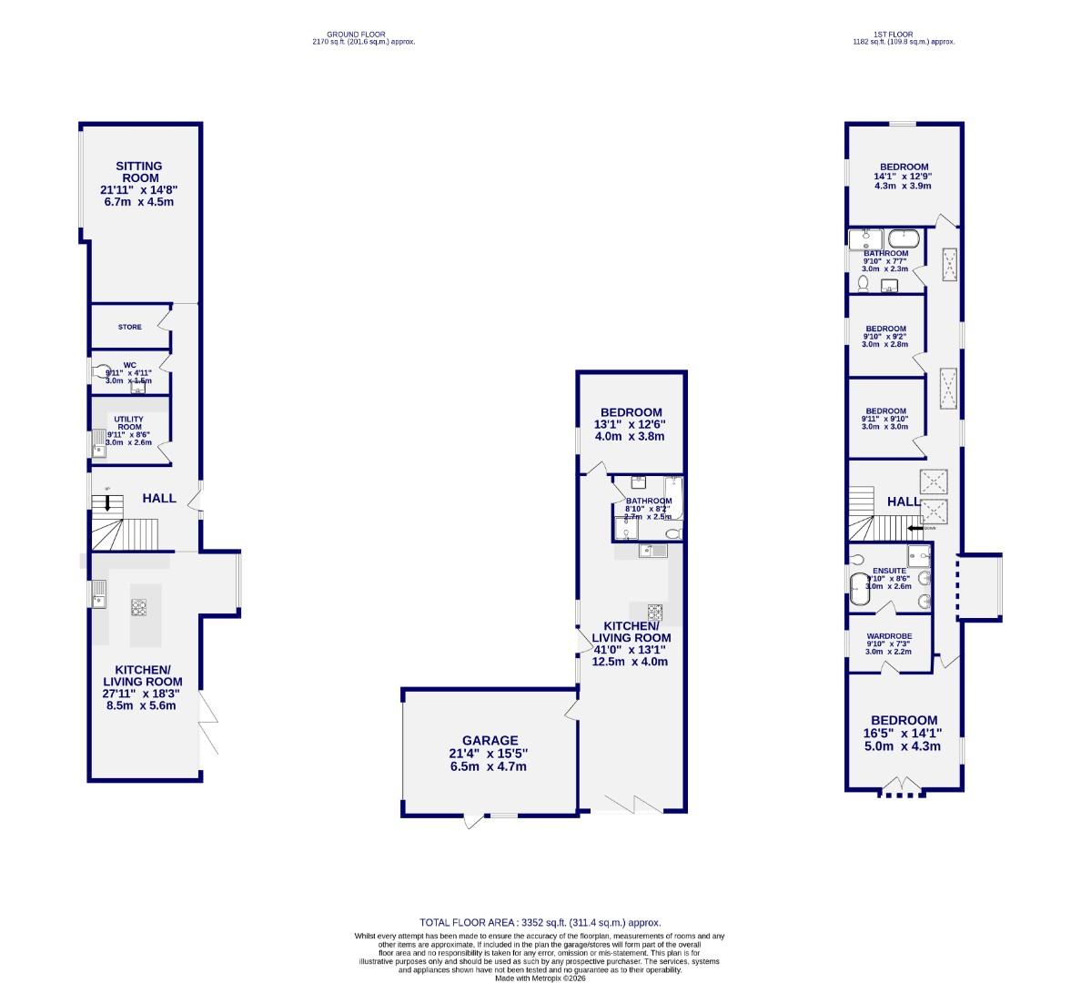 Rice Lane, York floorplan