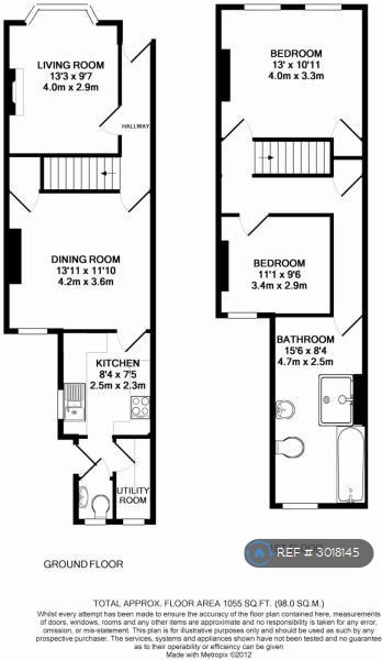 Clare Road, Maidenhead, Berkshire floorplan