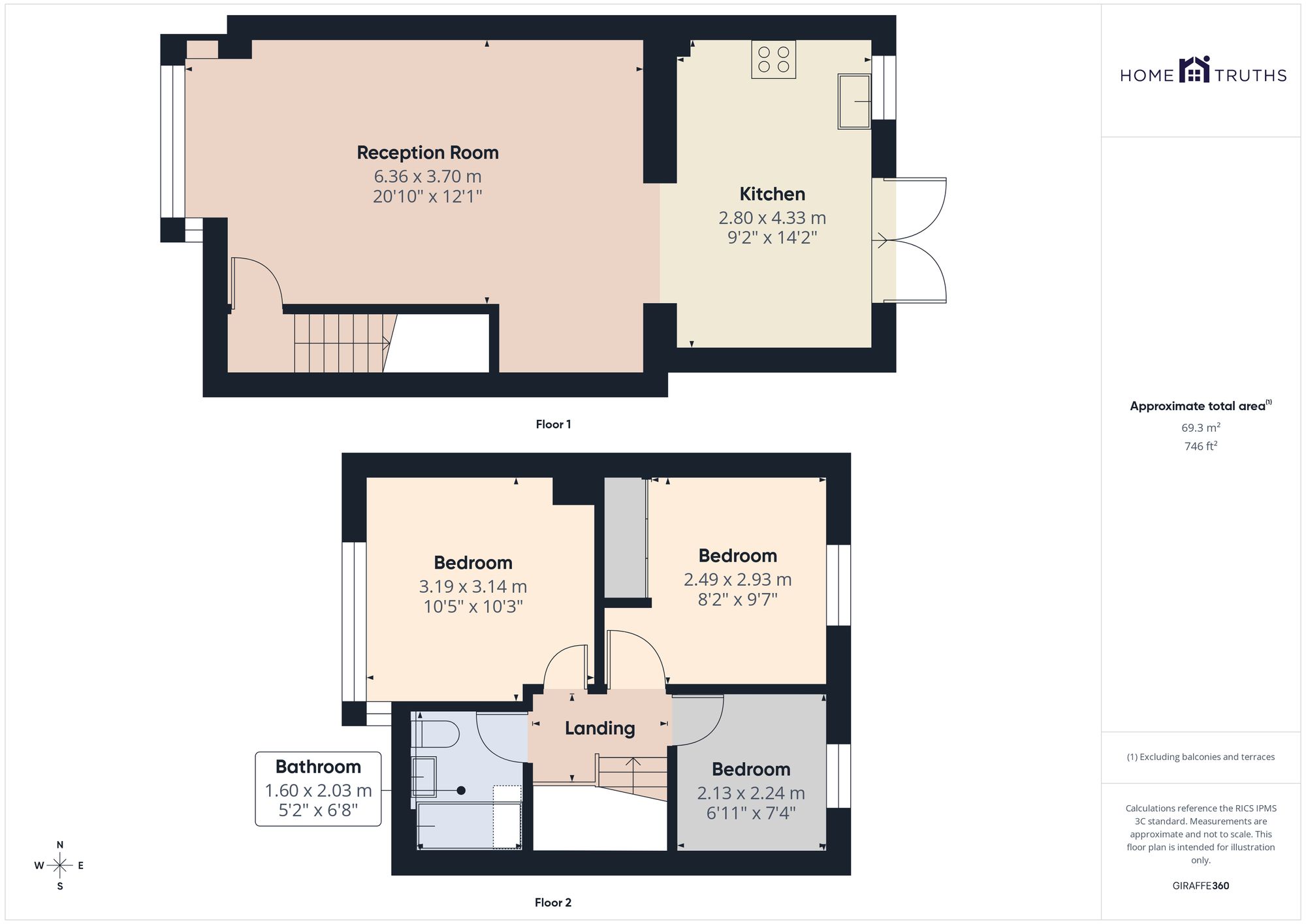 55 Mill Lane, Chorley floorplan