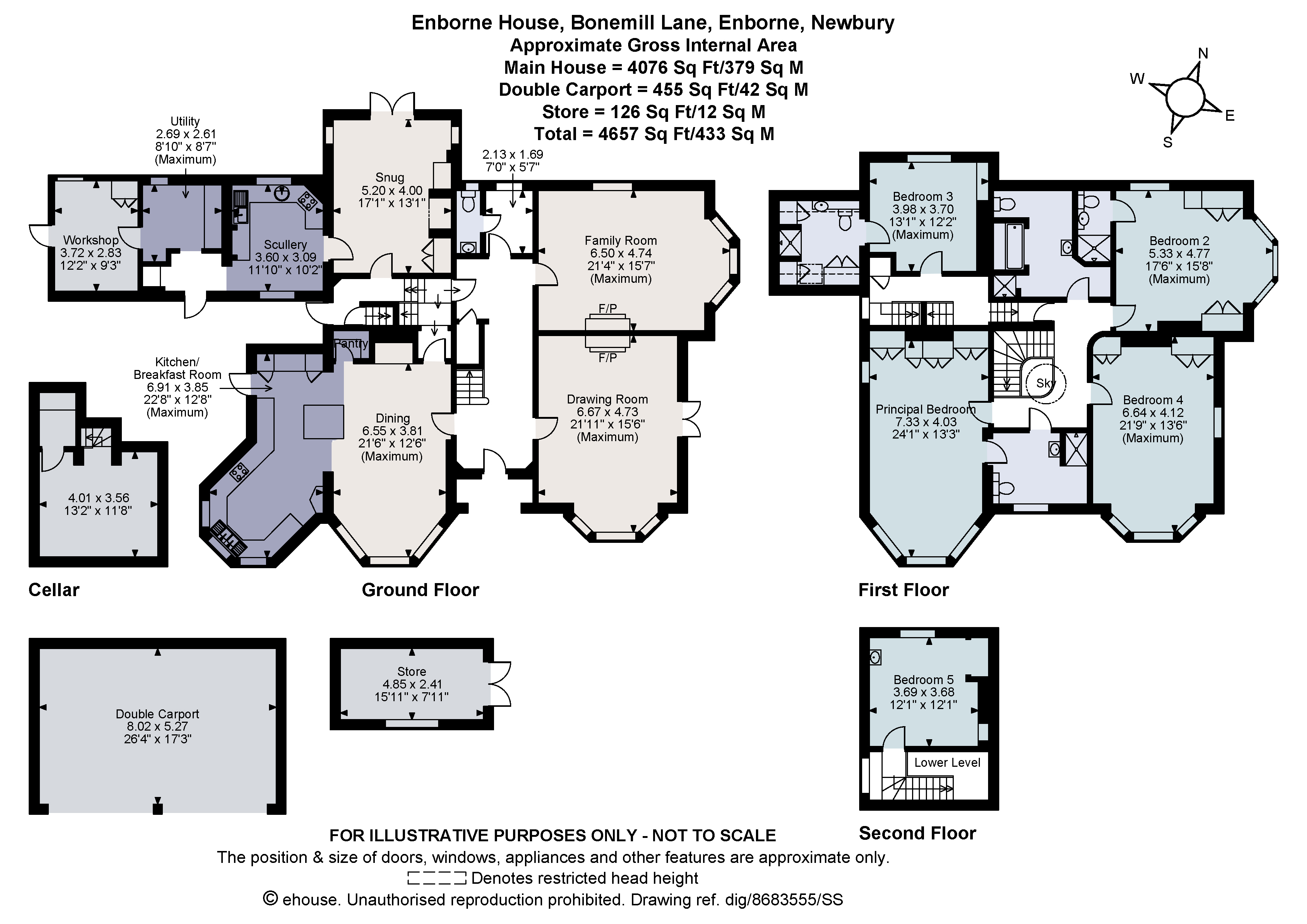 Enborne House,, Bonemill Lane, Newbury floorplan