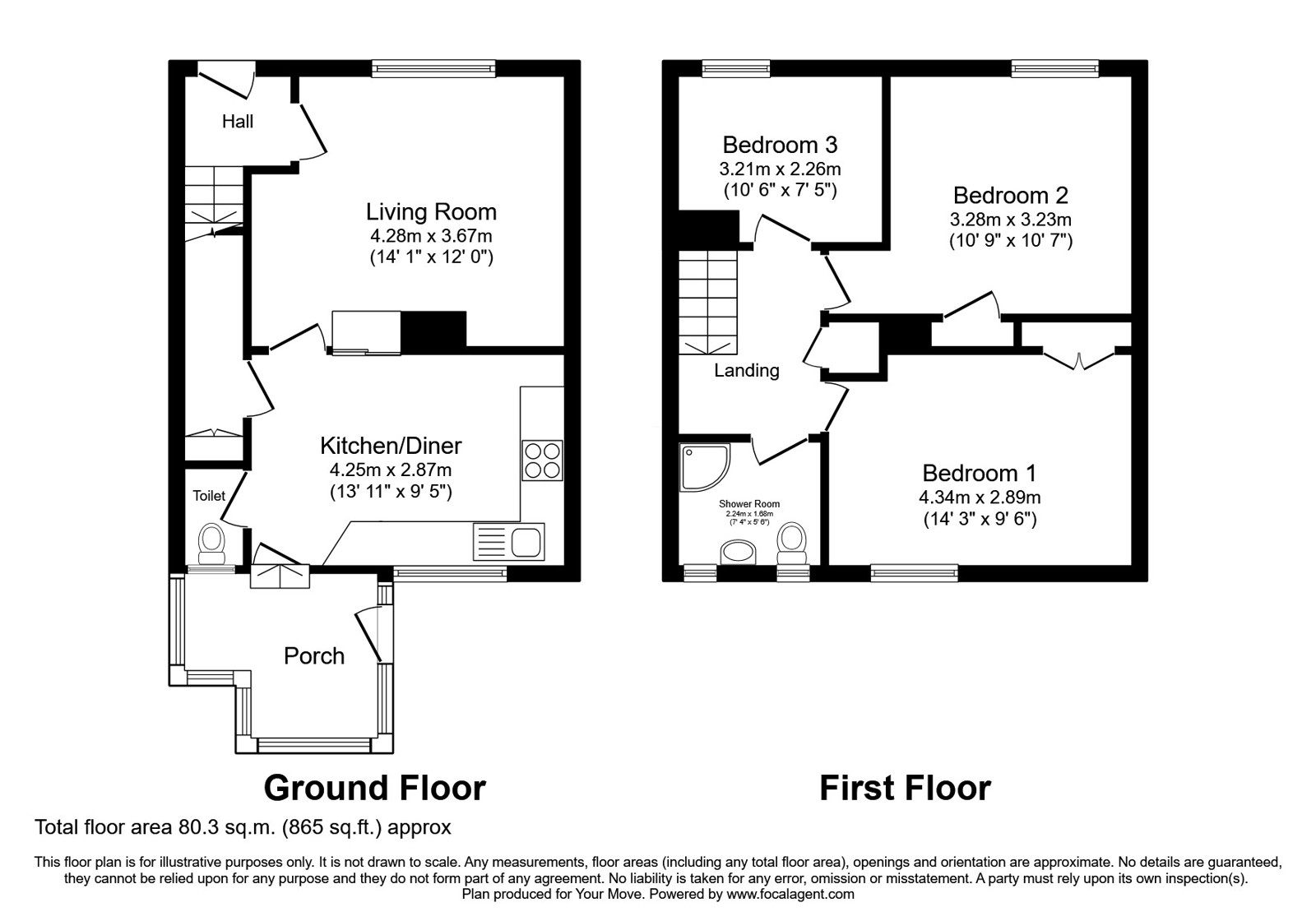 5, St. Ives Grove, Bingley floorplan