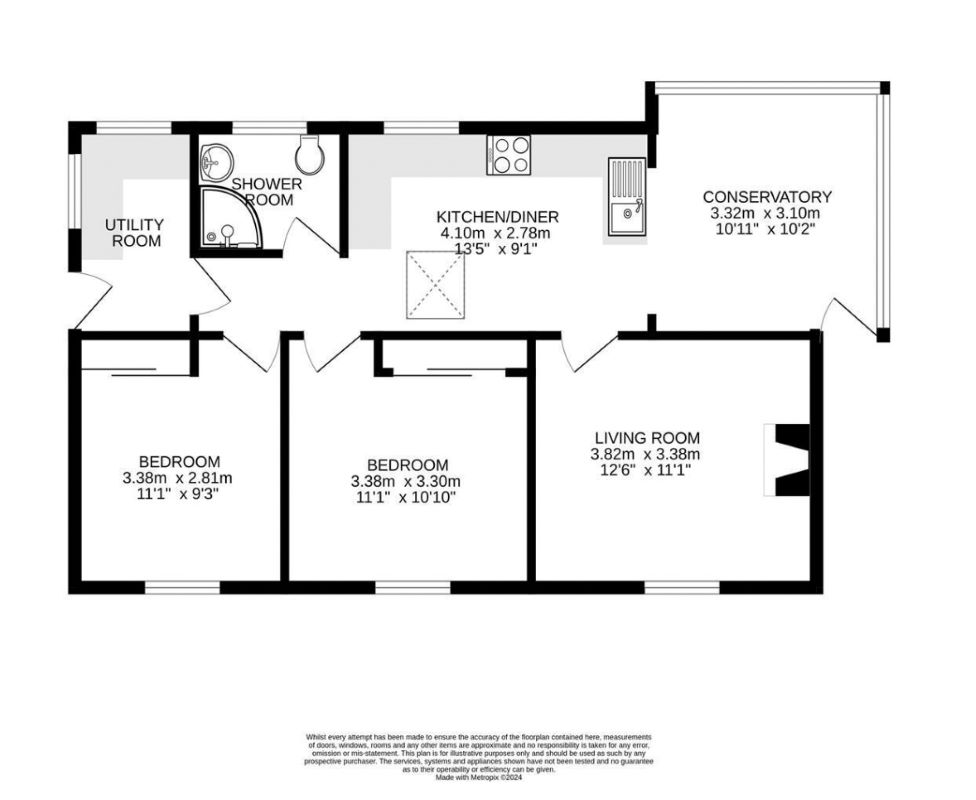 The Meadow, Brill, Falmouth floorplan
