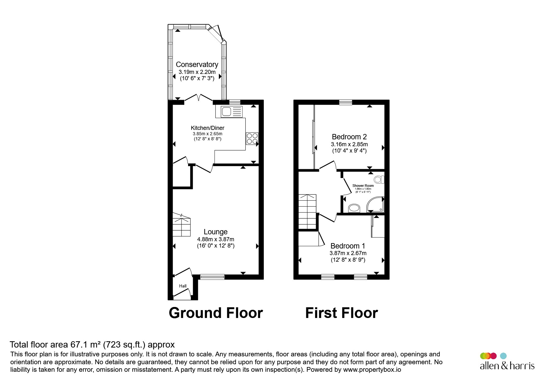 12, Cromptons Grove, Paisley floorplan
