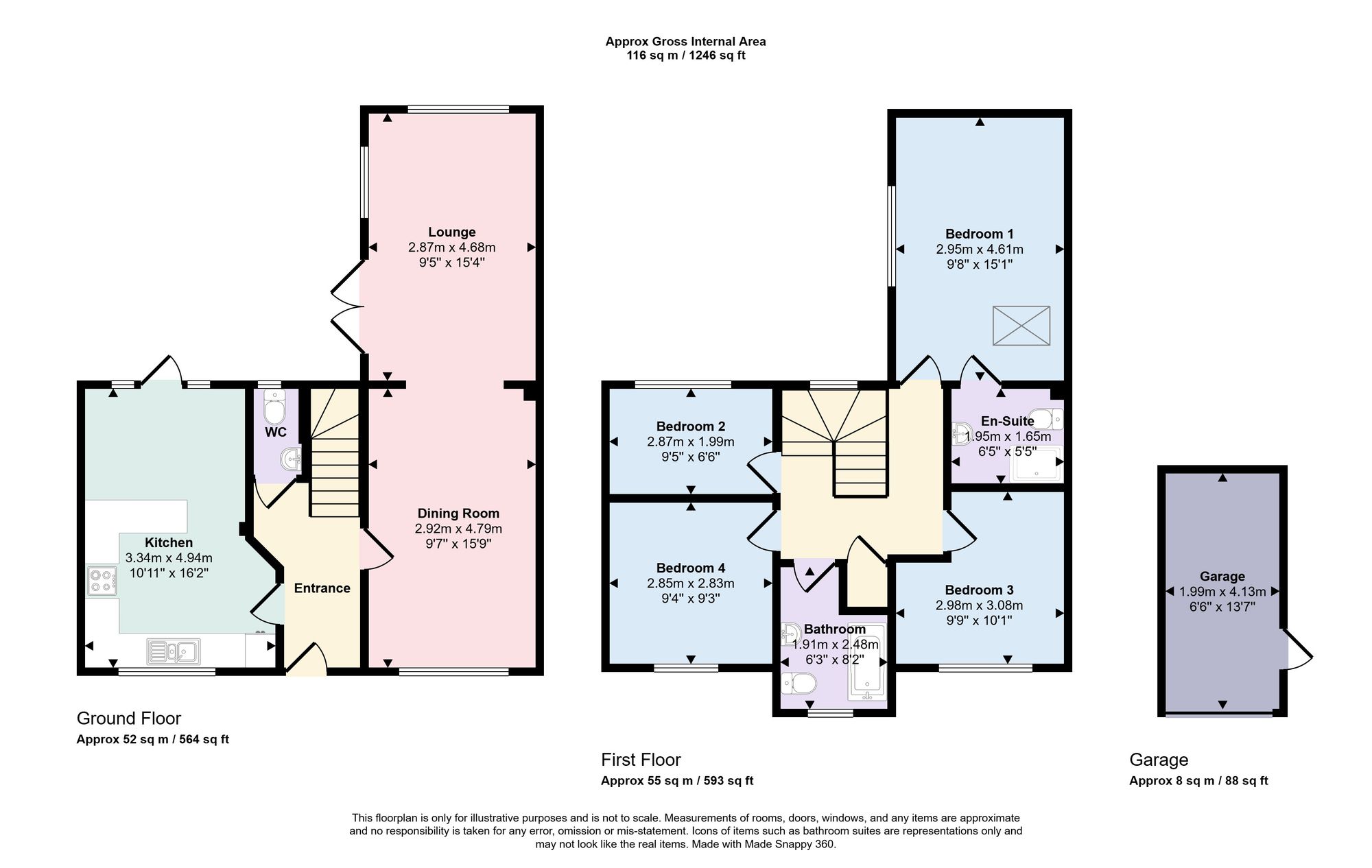 9 Medlicott Way, Southampton floorplan