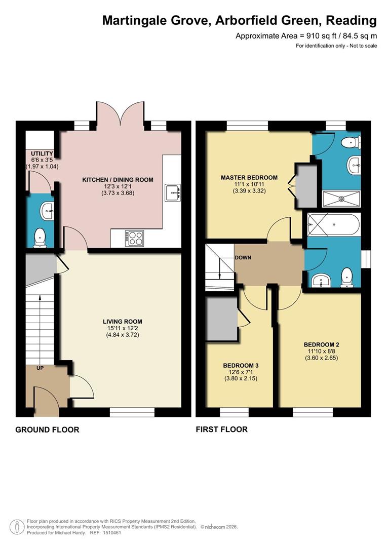 12, Martingale Grove, Arborfield Green floorplan
