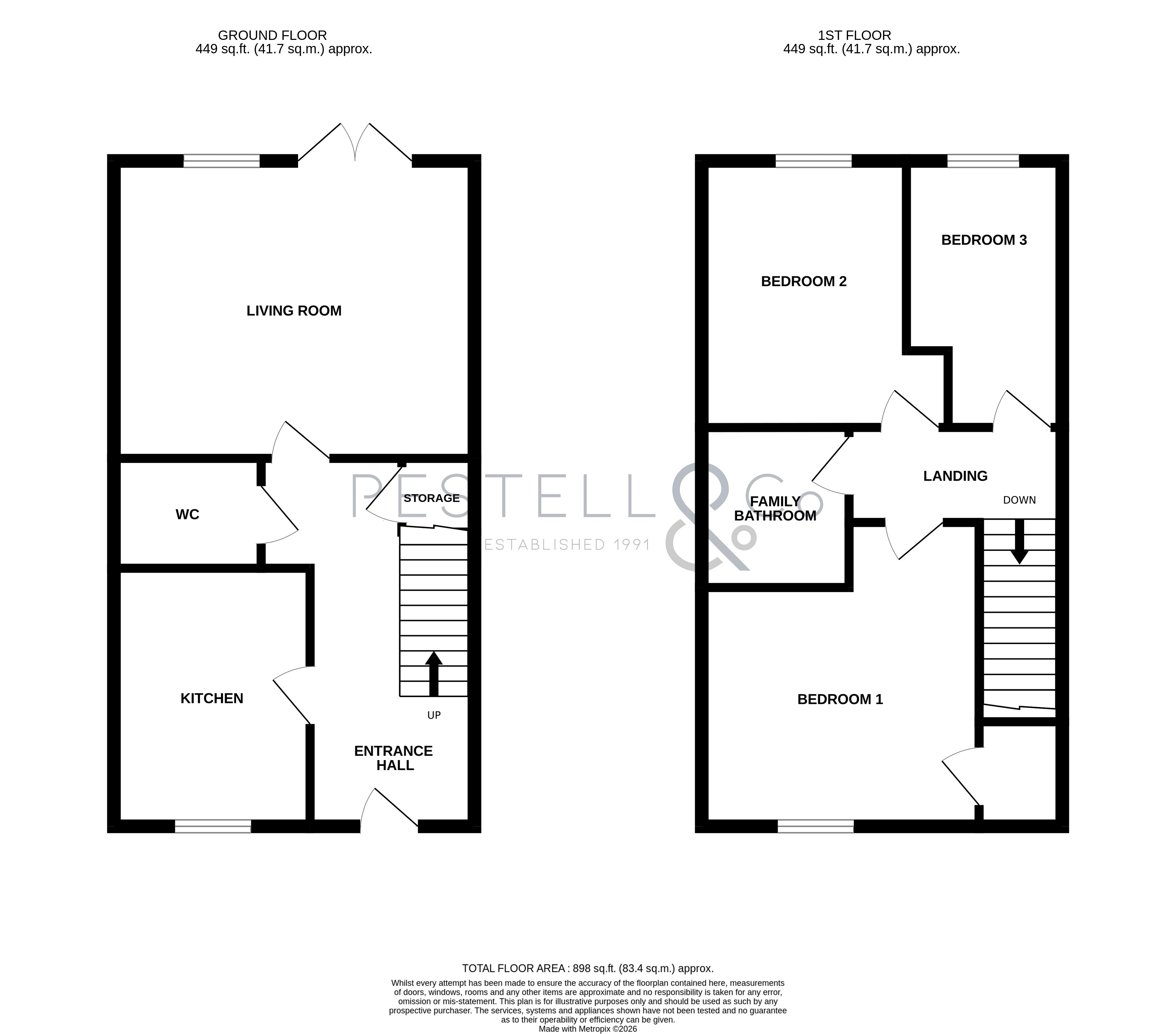 5, Hibbert Drive, Great Dunmow floorplan