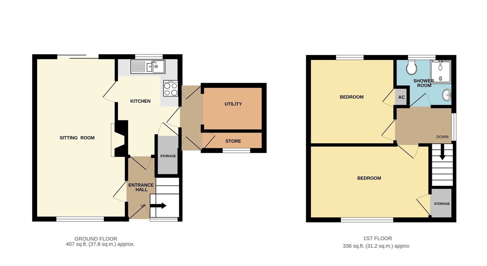 10, Warren Drive, Ledbury floorplan