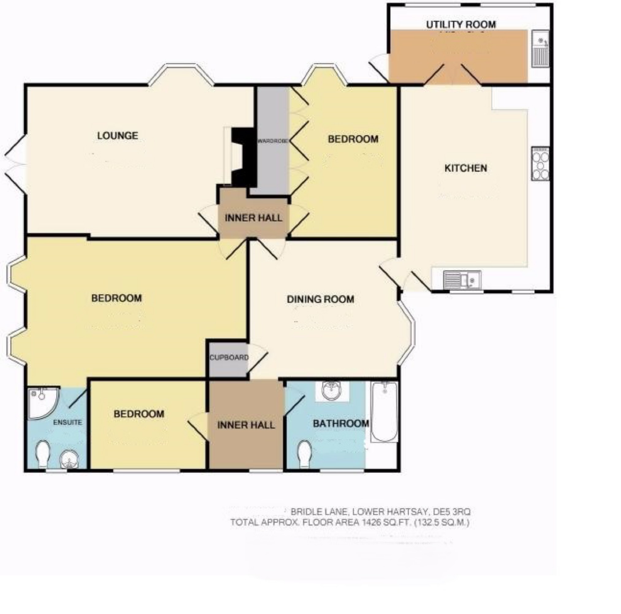 3 bed detached bungalow for sale in Bridle Lane, Lower Hartshay, Ripley