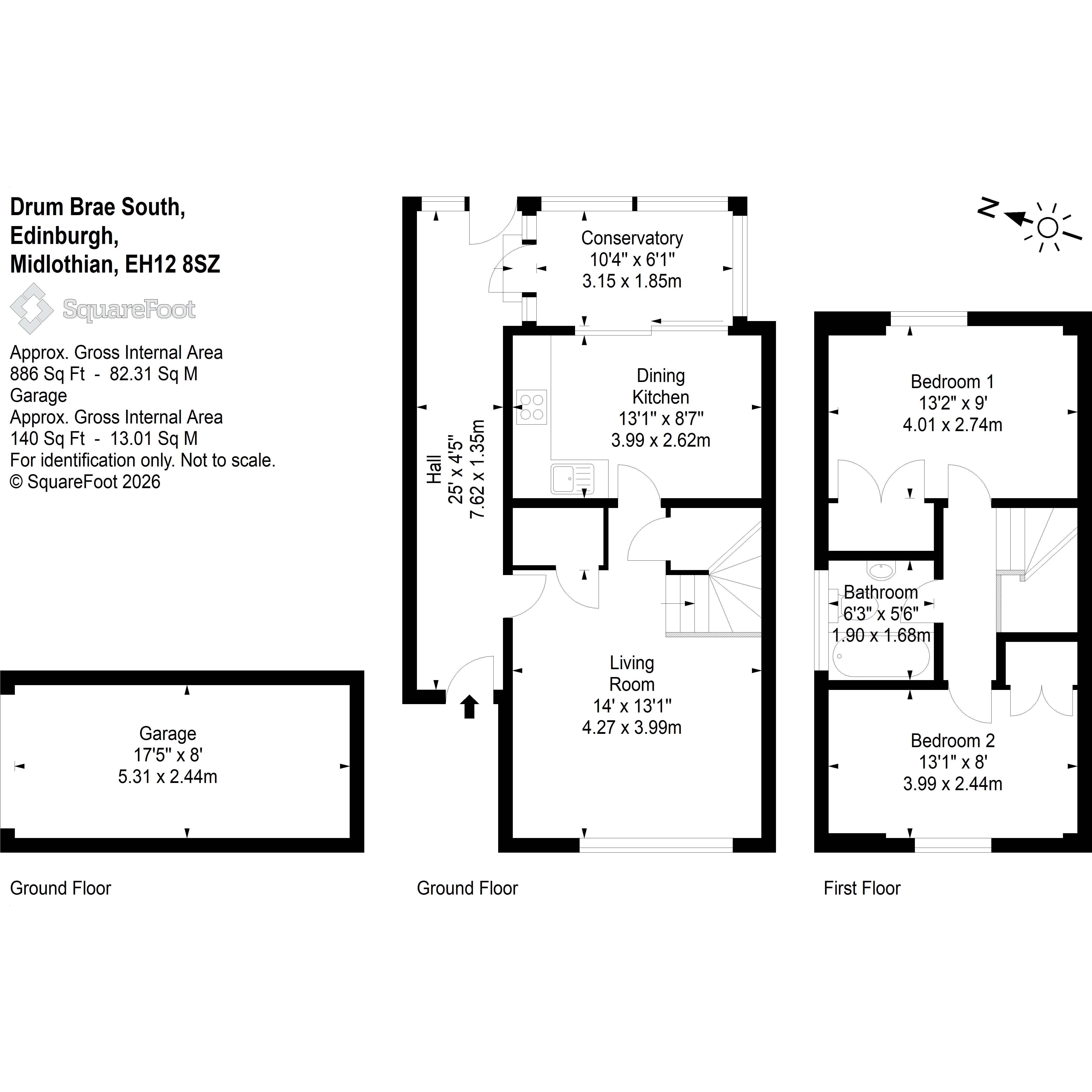 42A, Drum Brae South, Edinburgh floorplan