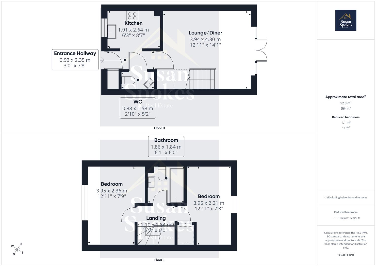 Troon walk, Hebburn floorplan