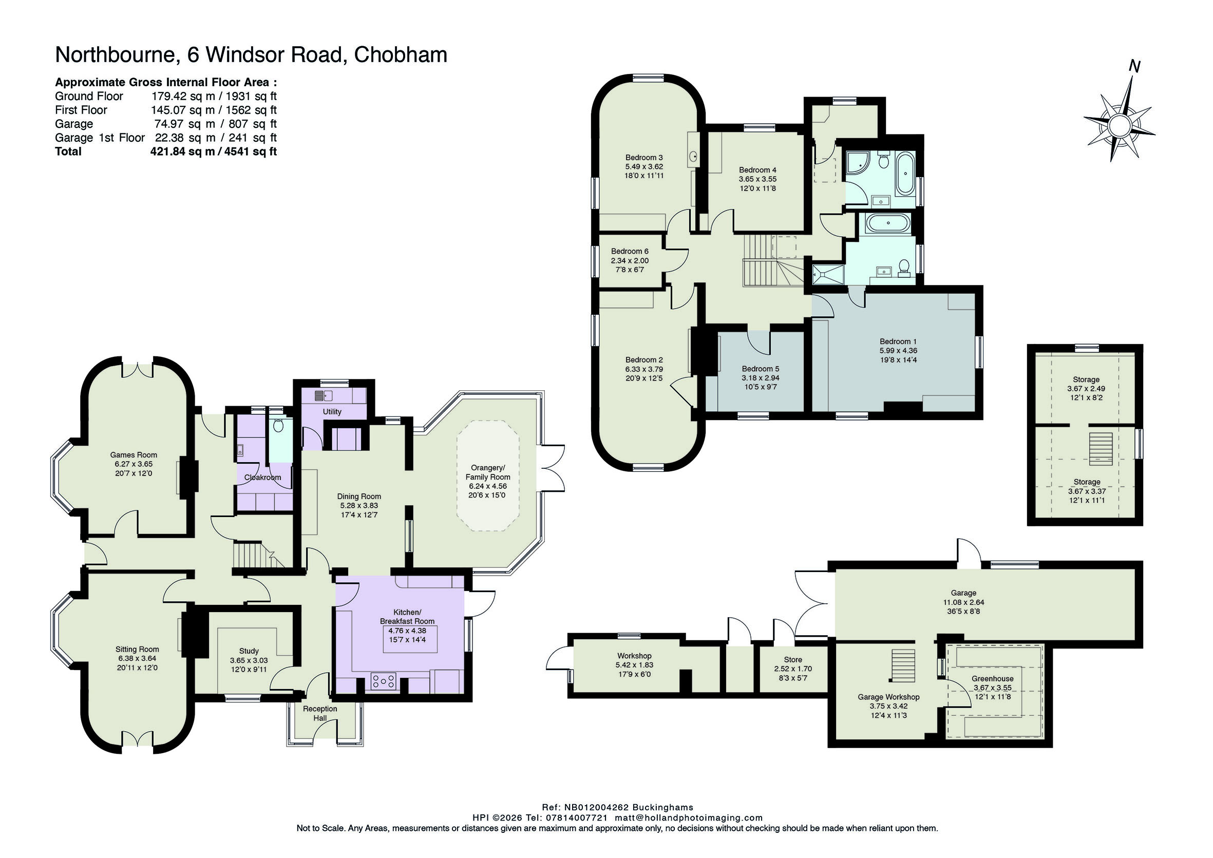 Northbourne 6, Windsor Road, Chobham floorplan