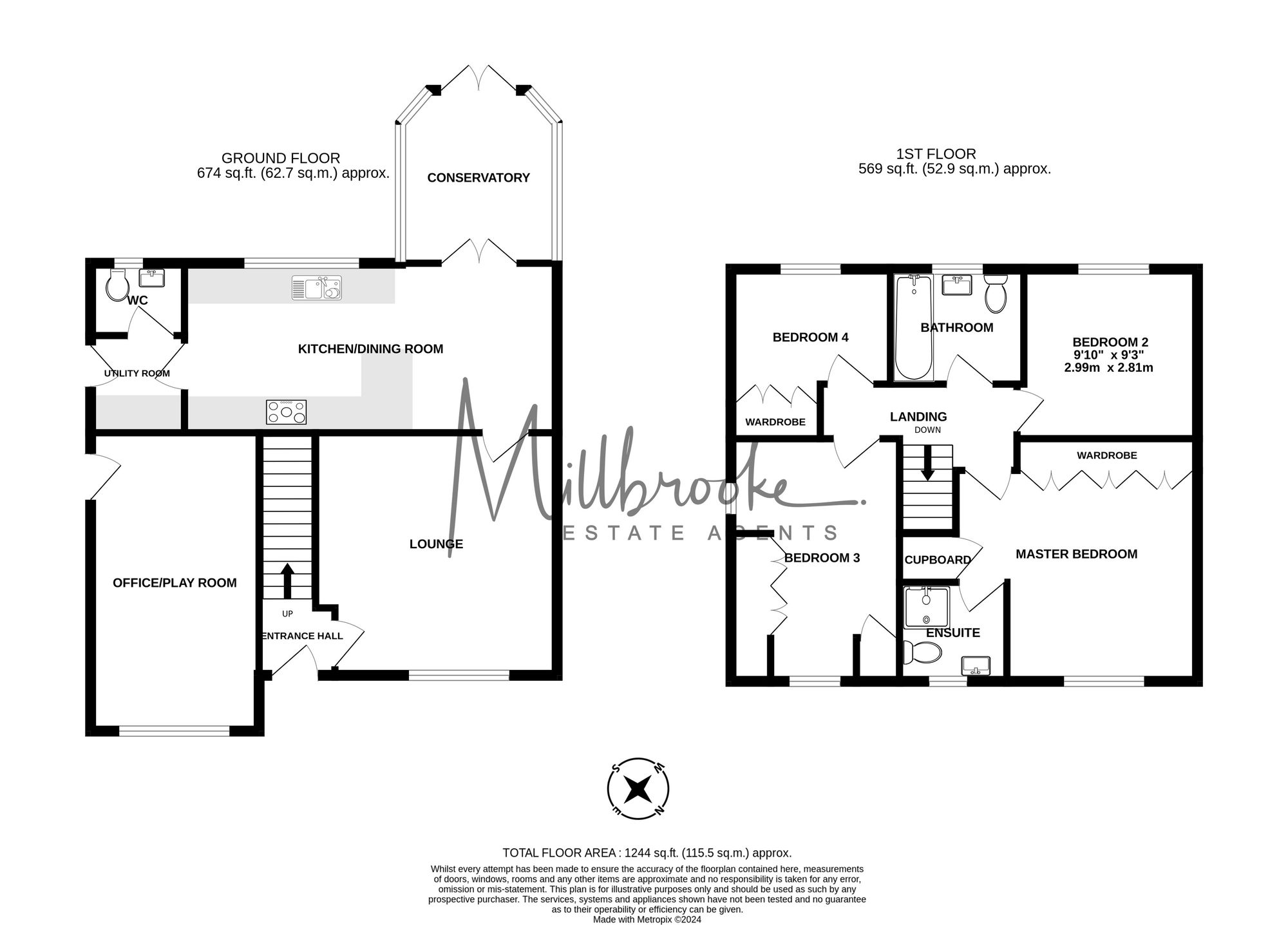 45 Amberhill Way, Manchester floorplan
