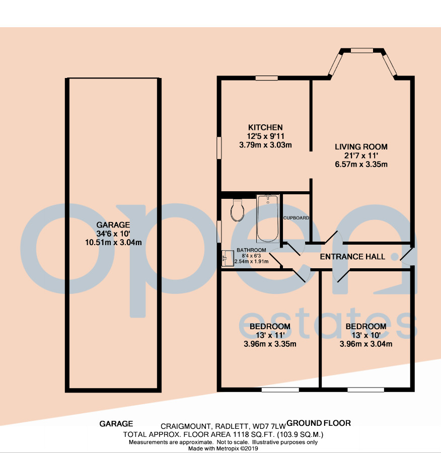 2 Bedrooms Flat for sale in Craigmount, Radlett WD7