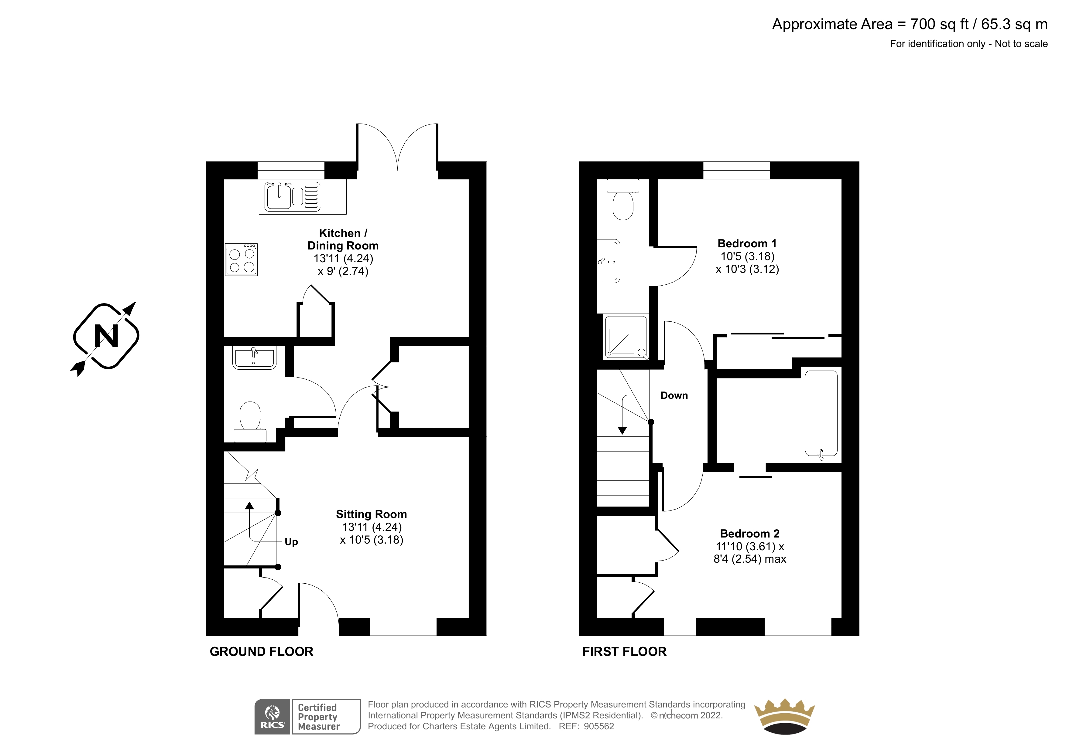 5 Prospect Place,, Prospect Road, Alresford floorplan