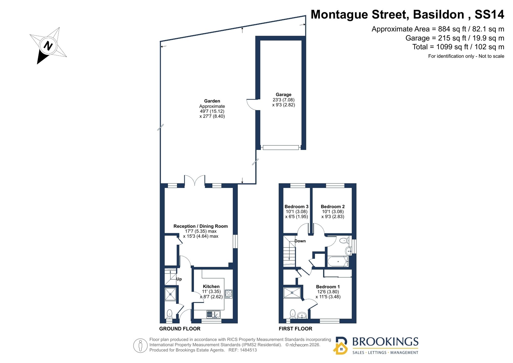83 Montague Street, Basildon floorplan