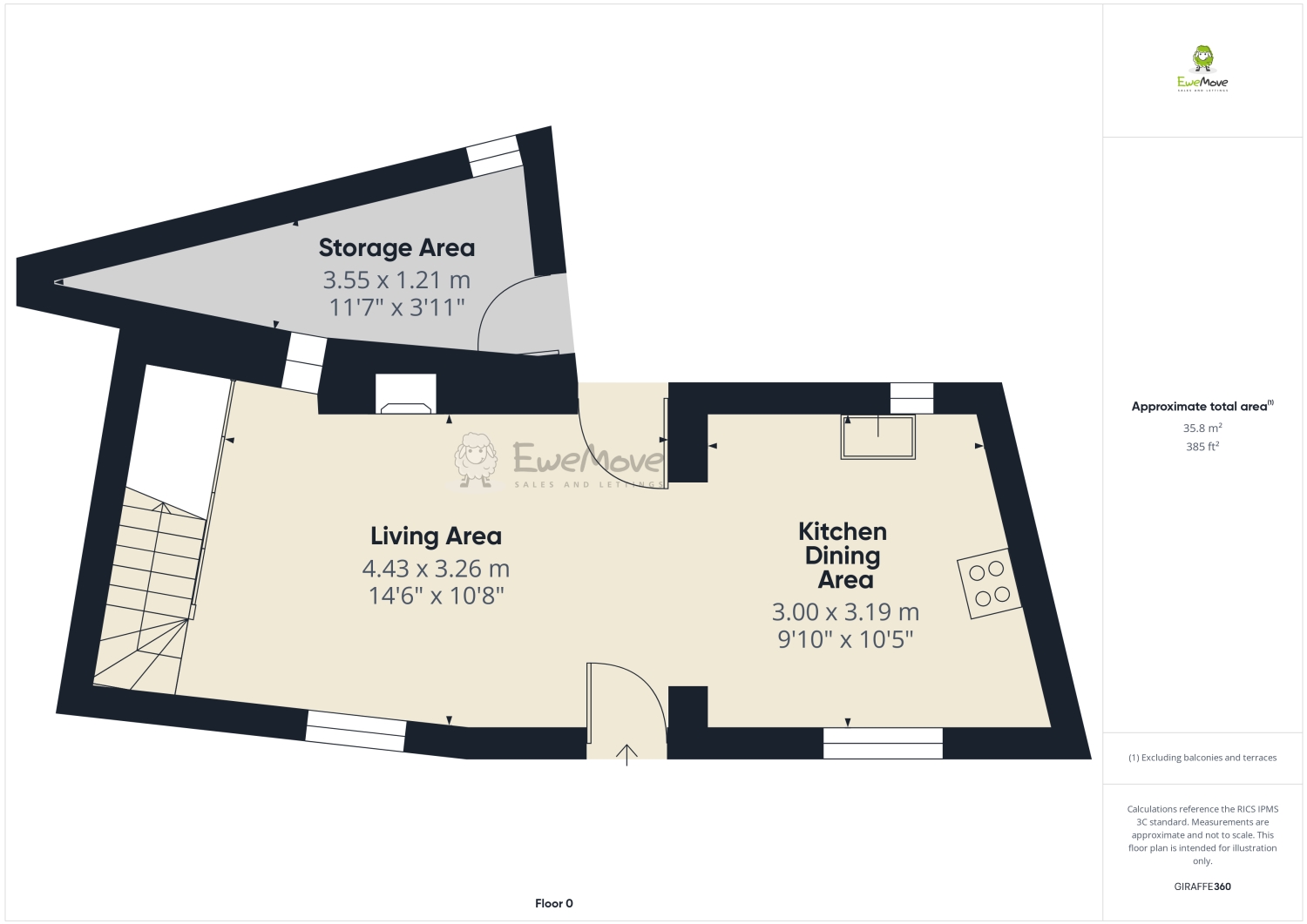 1, MILL STREET, SOUTH MOLTON floorplan