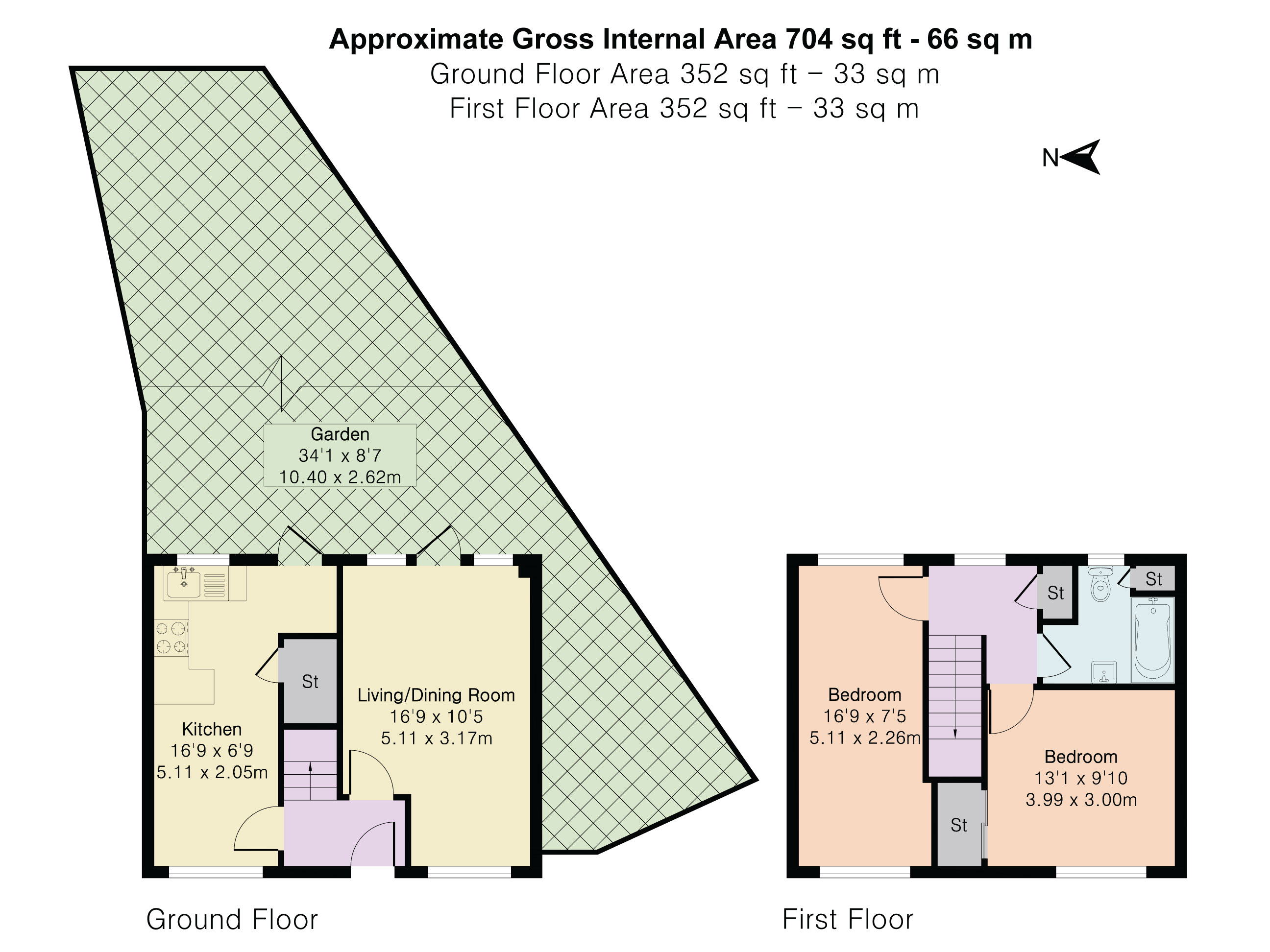 32, Heaton Close, Chingford floorplan