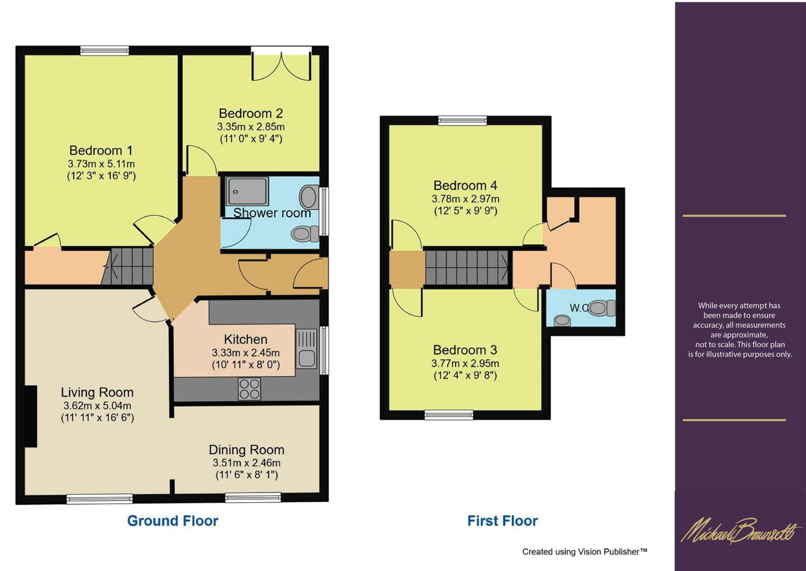 Gregory Crescent, Bradford, BD7 4PG floorplan