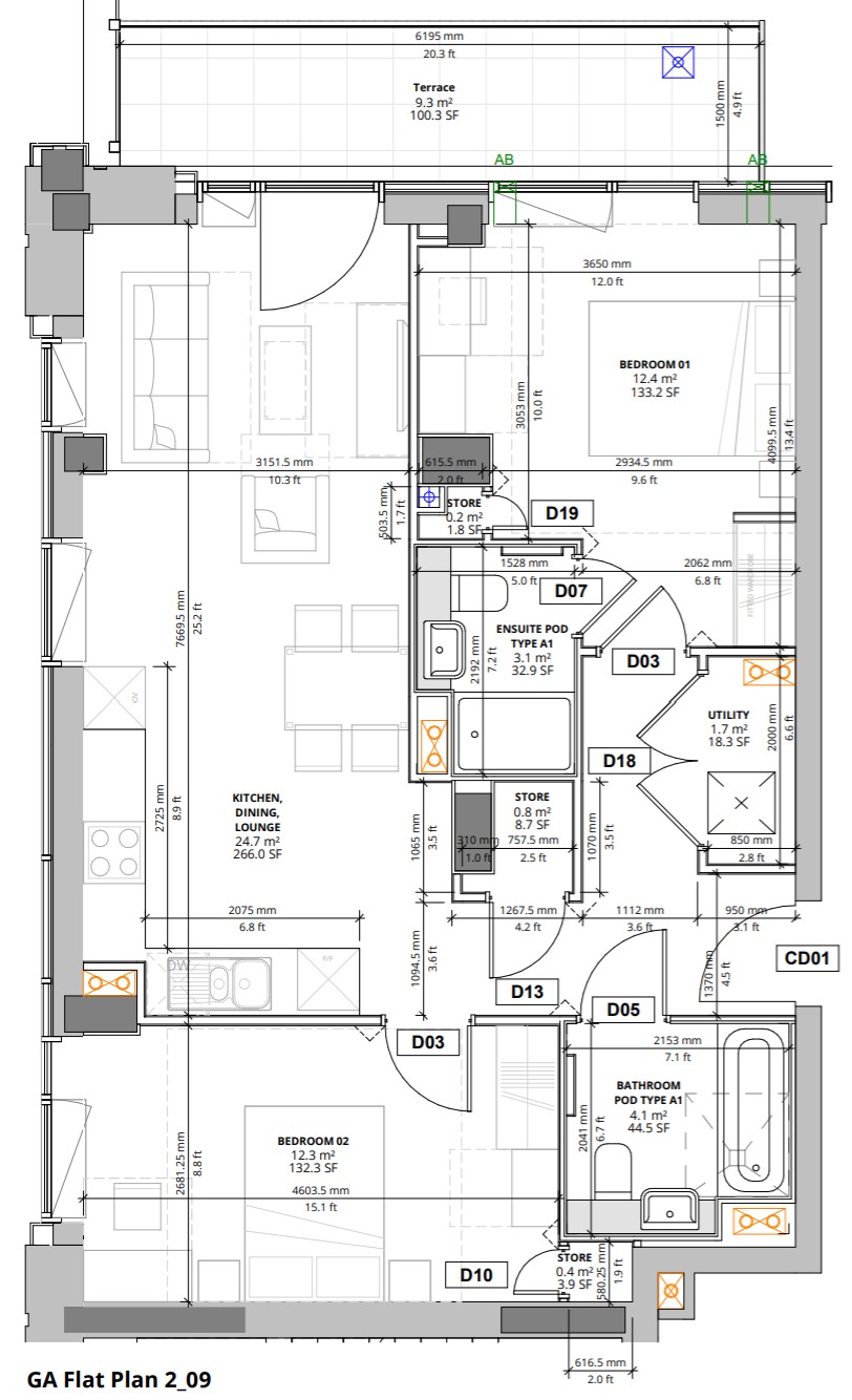 London, Towler Hamlets, London floorplan