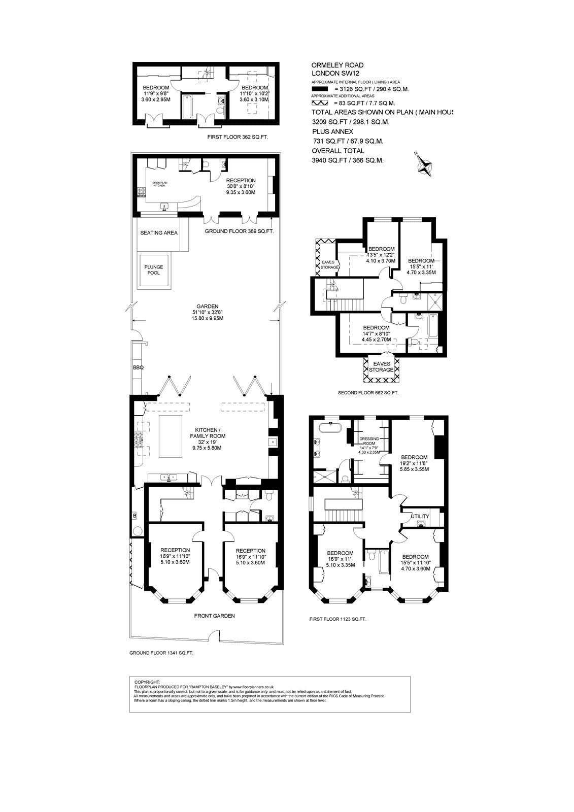 2, Ormeley Road, London floorplan