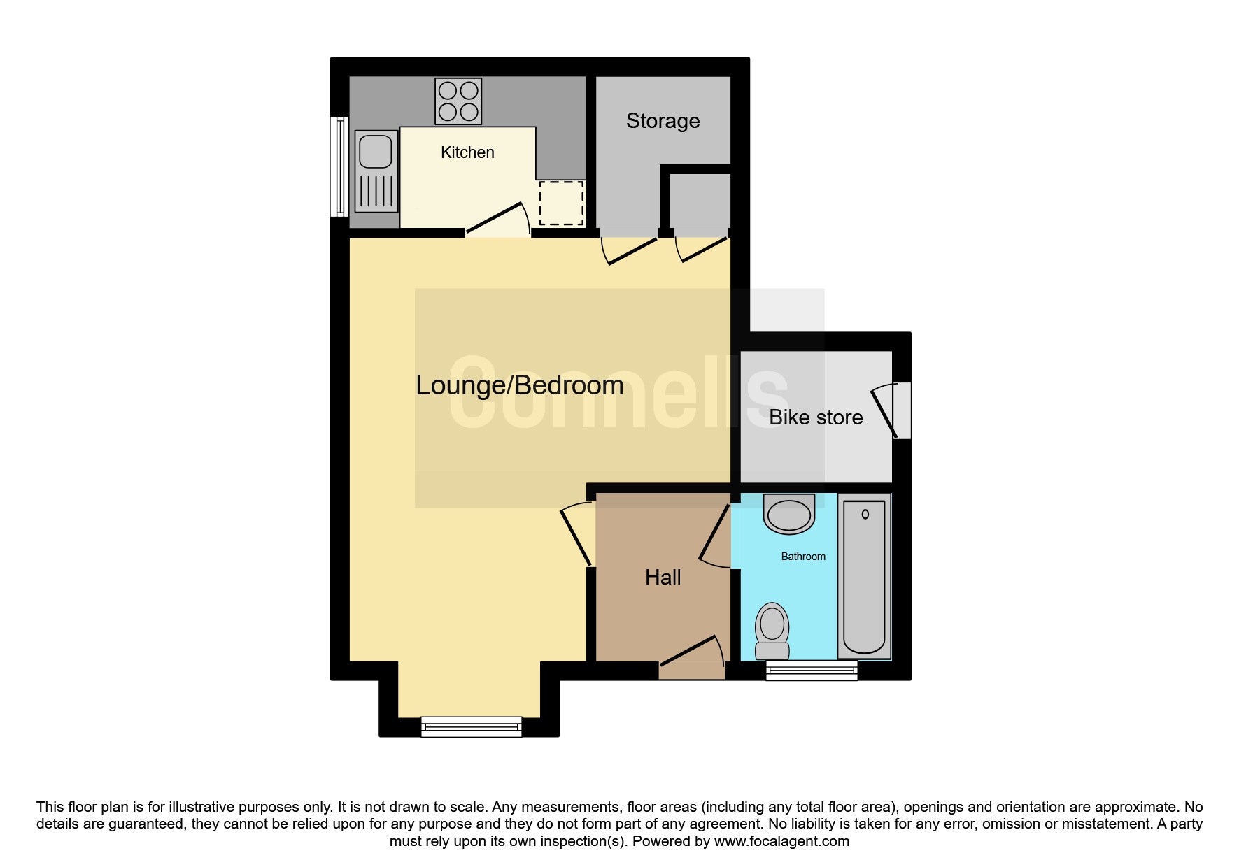 St. Pauls Square, Leamington Spa CV32, 1 bedroom flat for sale