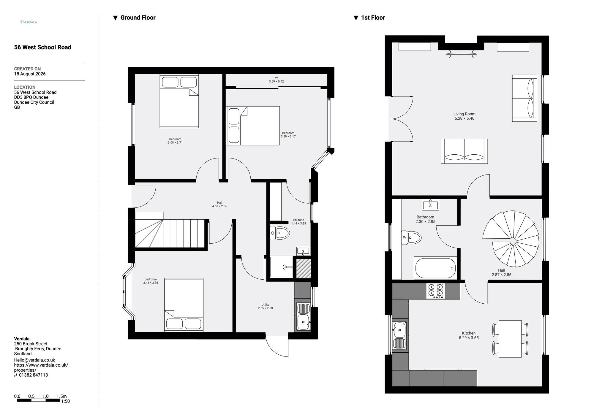 56 West School Road, Dundee floorplan