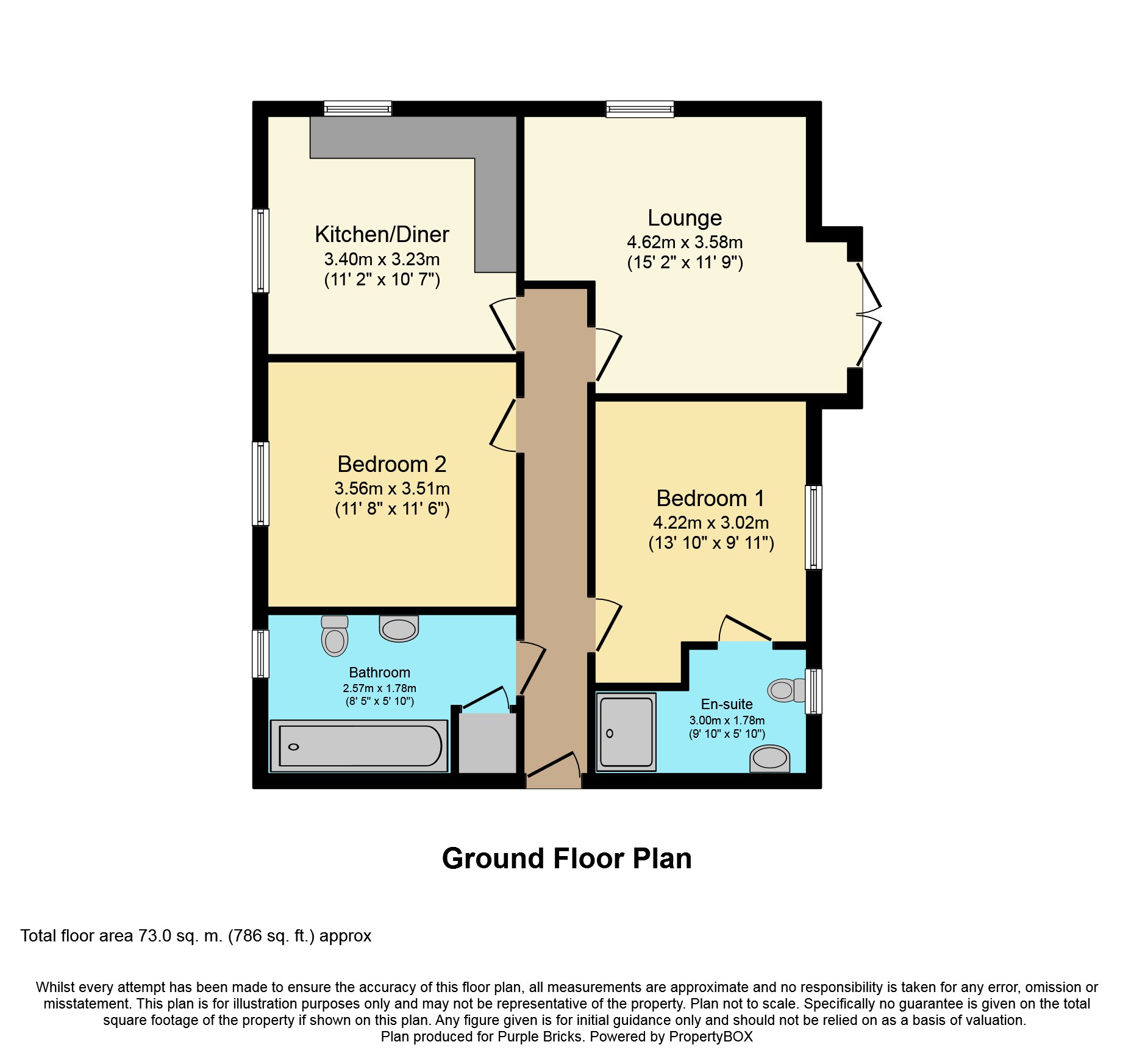 2 Bedrooms Flat for sale in 27 Bronte Close, Wakefield WF3