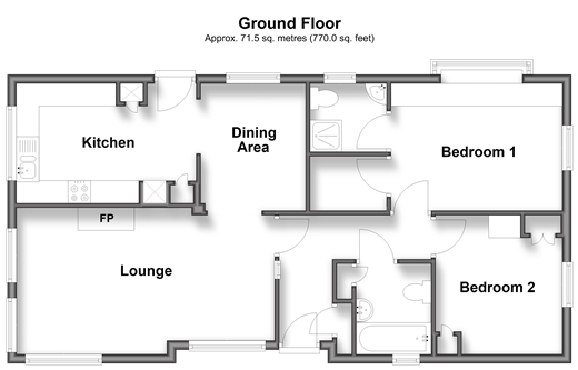 Cedar Lane Biddenden, Ashford floorplan