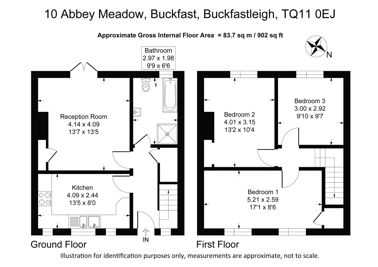 10, Abbey Meadow, Buckfastleigh floorplan