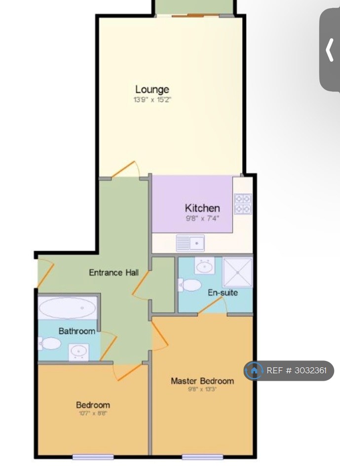 Flat, Wheelwright House Palgrave Road, Bedford floorplan