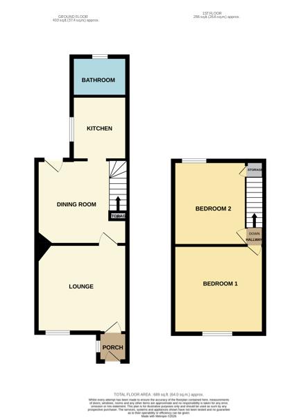 104, Somerton Avenue, Lowestoft floorplan